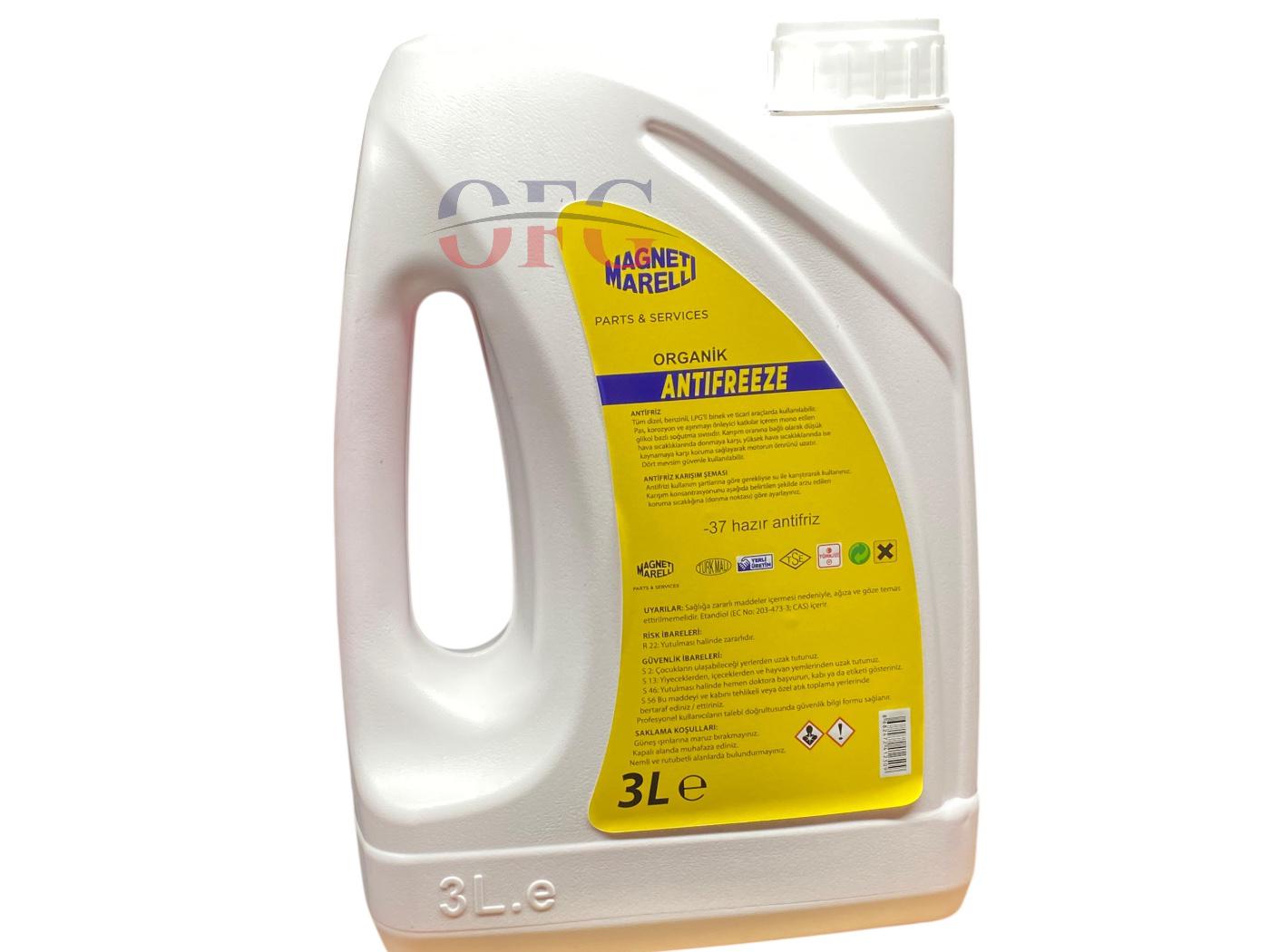 Antifriz -37 Derce Kırmızı - 3lt.